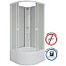 Душевая кабина Niagara Promo 100x100 P100/40/MT/BK без гидромассажа