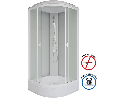 Душевая кабина Niagara Promo 80x80 P80/26/MT без гидромассажа