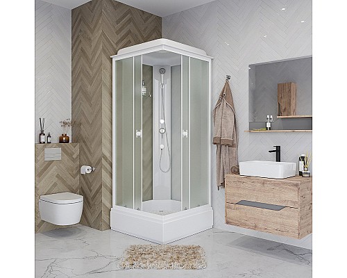 Душевая кабина Niagara Promo 100x100 P100/26Q/MT без гидромассажа