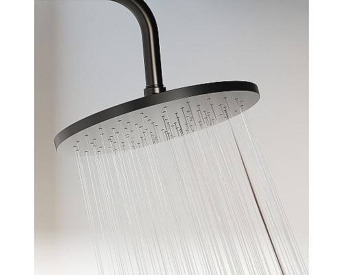 Душевая система Damixa Jupiter 977740300 Черная матовая