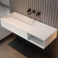 Раковина Abber Stein 120 R AS2640-1.2 R Белая матовая