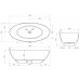 Ванна из искусственного камня Abber Stein 170x80 AS9625-1.7 без гидромассажа