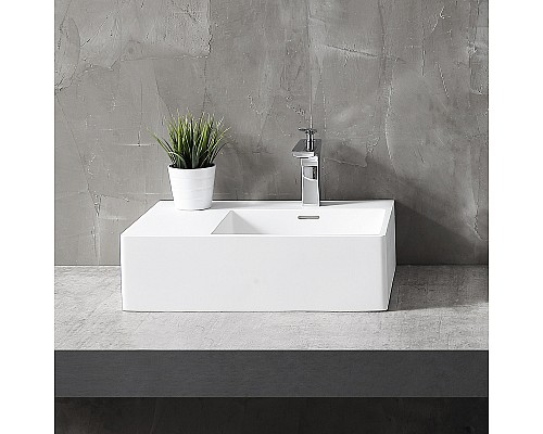 Раковина Abber Stein 56 R AS2644 R Белая матовая