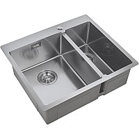 Кухонная мойка ZorG Light 59 ZL R 590-2-510-L Нержавеющая сталь