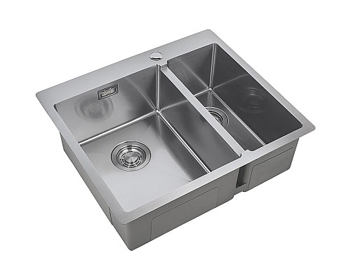 Кухонная мойка ZorG Light 59 ZL R 590-2-510-L Нержавеющая сталь