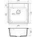 Кухонная мойка GranFest Quarz GF-Z48 Песочная