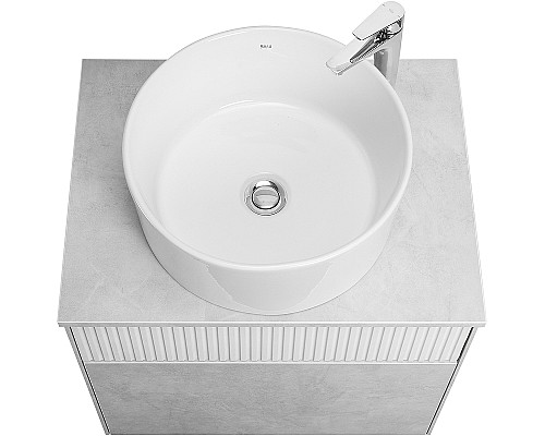 Тумба под раковину Aquaton Марбл 60 1A276101MH4C0 подвесная Слэйт Белый матовый