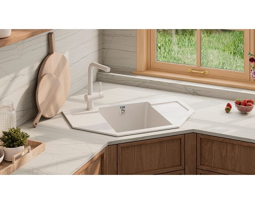 Смеситель для кухни Ulgran Classic U-022-328 Бежевый