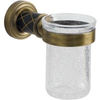 Стакан для зубных щёток Boheme Murano, Бронза/Чёрный