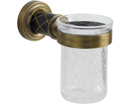 Стакан для зубных щеток Boheme Murano 10904-B-BR Бронза Черный