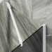 Шторка на ванну Maybah Glass 300x1400 в широком профиле Белый стекло графитовое матовое