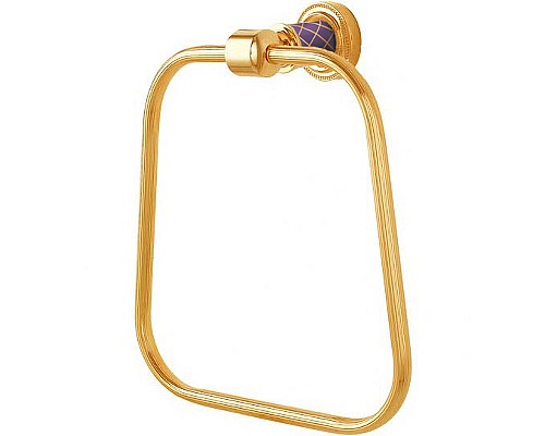 Кольцо для полотенец Boheme Murano 10905-V-G Золото Фиолетовое