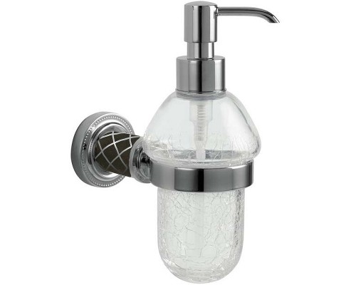 Дозатор для жидкого мыла Boheme Murano 10912-CH-CR Хром Шоколад