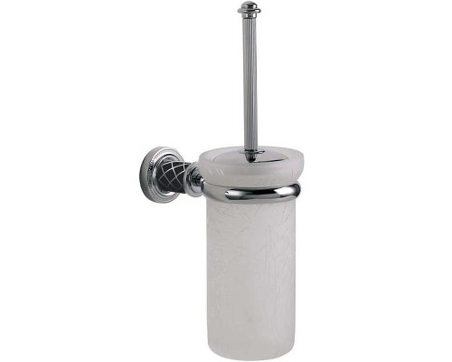 Ершик для унитаза Boheme Murano 10913-B-CR Хром Черный