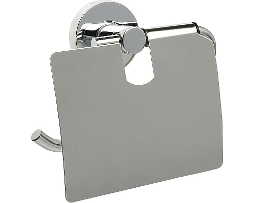 Держатель туалетной бумаги Fixsen Comfort Chrome FX-85010 с крышкой Хром