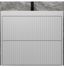 Тумба под раковину Style Line Стокгольм 70 ЛС-00002313 подвесная Белый рифленый софт