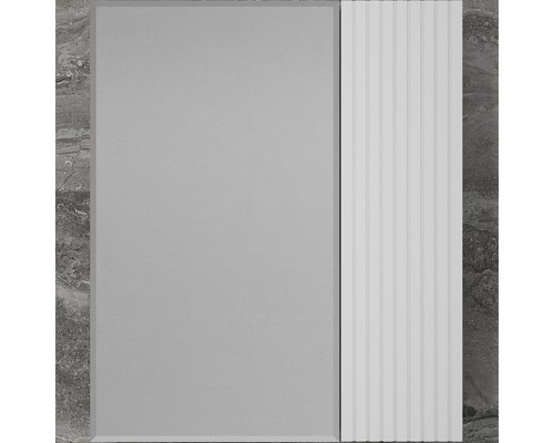 Зеркальный шкаф Style Line Стокгольм 60 ЛС-00002318 Белый рифленый софт