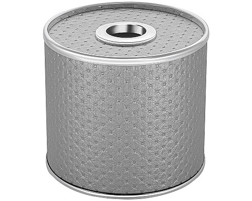 Салфетница Geralis S-PHH Punto Серебро, кант Хром