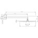 Верхний душ Bossini Cosmo H70596I.021 Золото