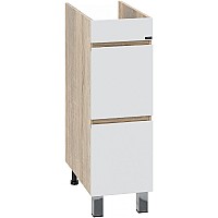 Тумба под раковину СанТа Марс 90 700399 Белая Янтарное дерево