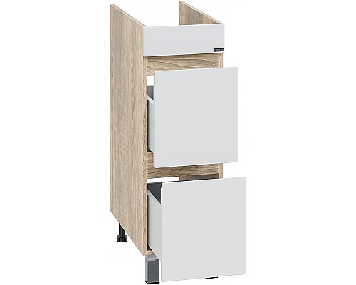 Тумба под раковину СанТа Марс 90 700399 Белая Янтарное дерево