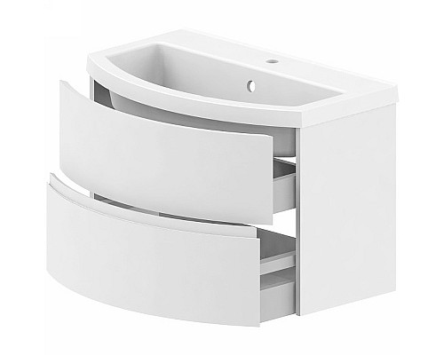 Тумба под раковину Astra Form Венеция 2.0 80 03100004 подвесная Белая матовая