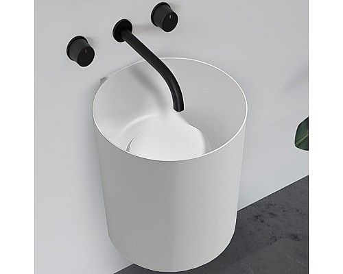 Раковина Abber Stein 42 AS2624 Белая матовая