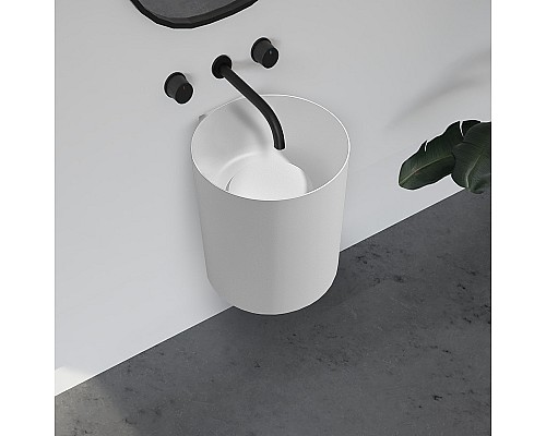 Раковина Abber Stein 42 AS2624 Белая матовая