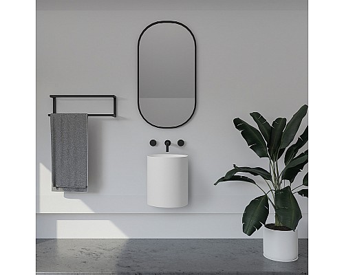 Раковина Abber Stein 42 AS2624 Белая матовая