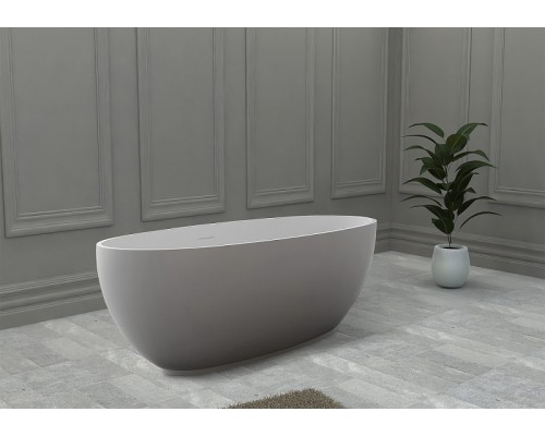 Ванна из искусственного камня Abber Stein 130x68 AS9641-1.3 без гидромассажа