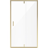 Душевая дверь Niagara Nova 120 NG-43-12AG профиль Холодное золото стекло прозрачное