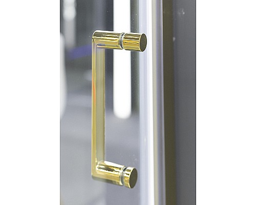 Душевая дверь Niagara Nova 120 NG-43-12AG профиль Холодное золото стекло прозрачное