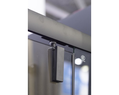 Душевой уголок Niagara Nova 120х80 NG-0220-08 профиль Черный стекло прозрачное