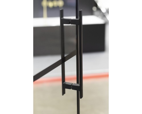 Душевой уголок Niagara Nova 120х80 NG-0220-08 профиль Черный стекло прозрачное