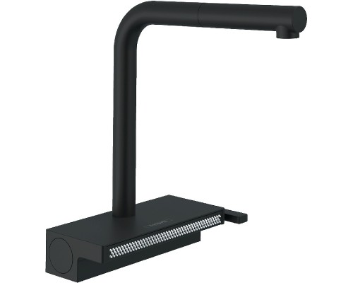 Смеситель для кухни Hansgrohe Aquno Select M81 2jet sBox Черный матовый