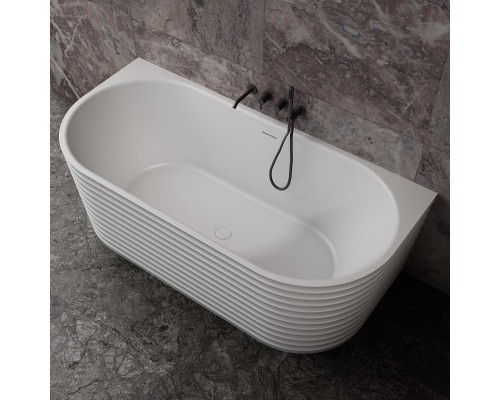 Ванна из искусственного камня Abber Stein 170x80 AS9652 без гидромассажа