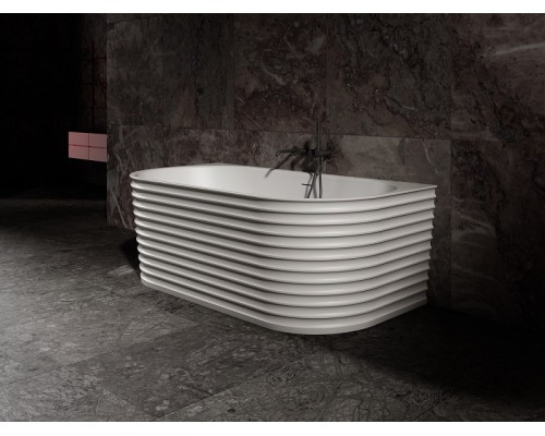 Ванна из искусственного камня Abber Stein 170x80 AS9652 без гидромассажа