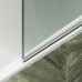 Шторка на ванну Maybah Glass 500x1400 поворотная на монопетле Черный стекло сатиновое