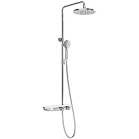 Душевая система Ravak Termo 300 TE 094.01/150 X070161 с термостатом Хром Белая