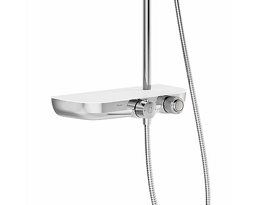 Душевая система Ravak Termo 300 TE 094.01/150 X070161 с термостатом Хром Белая