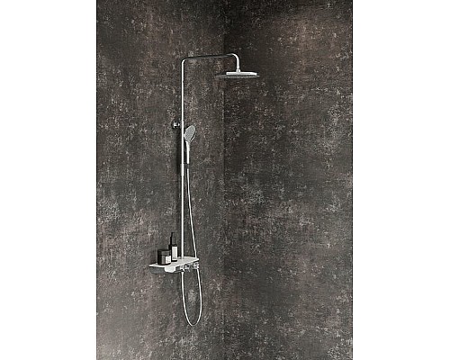 Душевая система Ravak Termo 300 TE 094.01/150 X070161 с термостатом Хром Белая