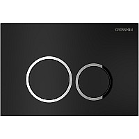 Клавиша смыва Grossman Galaxy 700.K31.01.210.210 Черная матовая