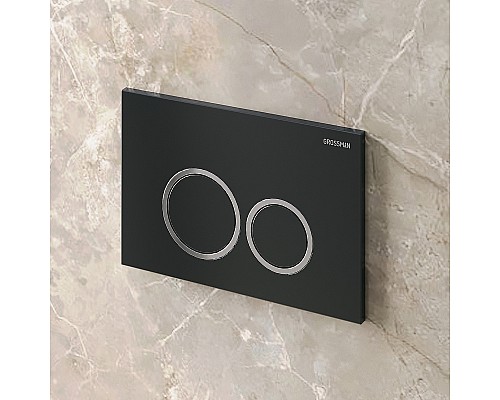 Клавиша смыва Grossman Galaxy 700.K31.01.210.210 Черная матовая