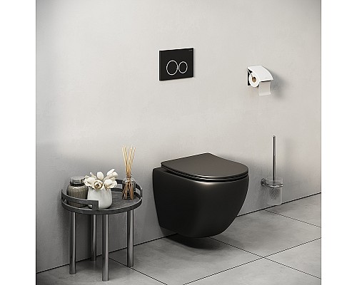 Клавиша смыва Grossman Galaxy 700.K31.01.210.210 Черная матовая