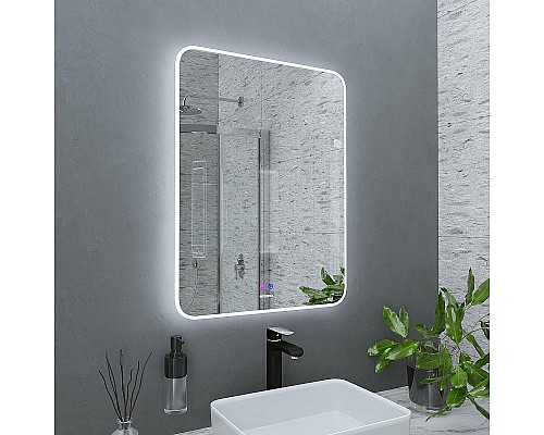 Зеркало Grossman Elegans-норма 60 176080 с подсветкой с сенсорным выключателем и подогревом
