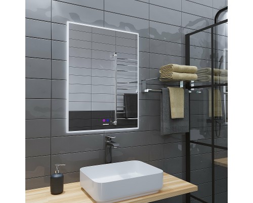 Зеркало Grossman Pragma-норма 60 186080 с подсветкой с сенсорным выключателем и подогревом