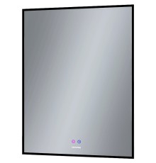 Зеркало Grossman Pragma-норма Black 60 1860802 с подсветкой Черное с сенсорным выключателем и подогревом