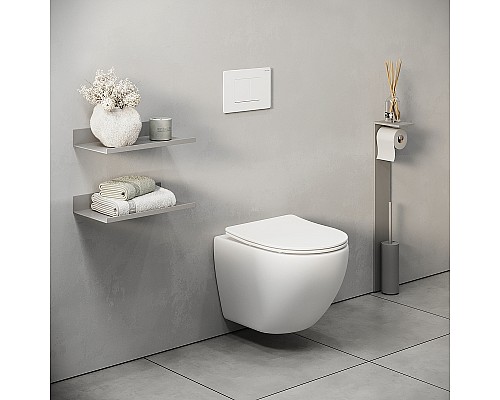 Клавиша смыва Grossman Classic 700.K31.04.01M.01M Белая матовая