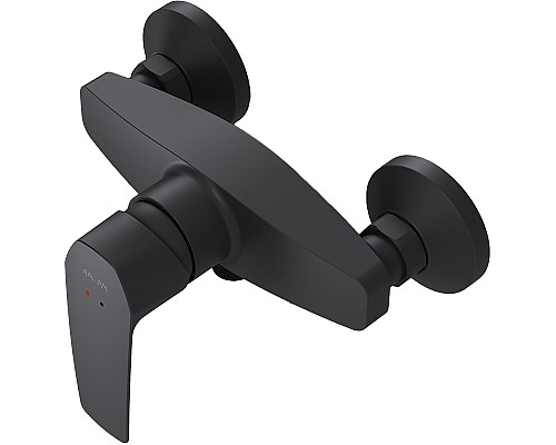 Комплект душевого уголка с душевой системой и аксессуарами AM.PM Gem 90x90 WK90EN профиль Черный матовый стекло прозрачное