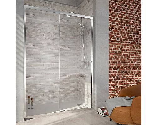 Душевая дверь Jacob Delafon Serenity 140 E14C140-GA профиль Хром стекло прозрачное